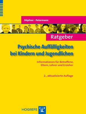 cover image of Ratgeber Psychische Auffälligkeiten bei Kindern und Jugendlichen